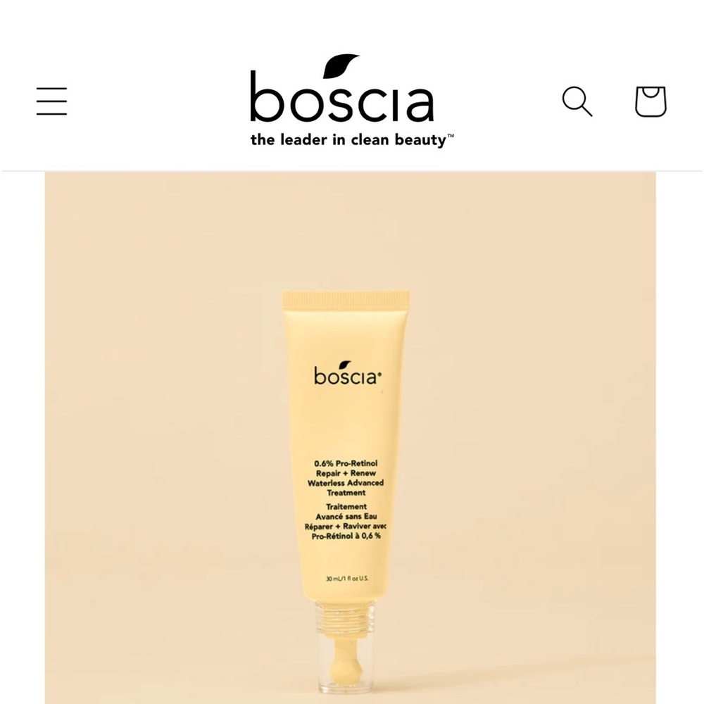 Boscia Pro-Retinol Repair and Renew Waterless Advanced Treatment 1 ounce.